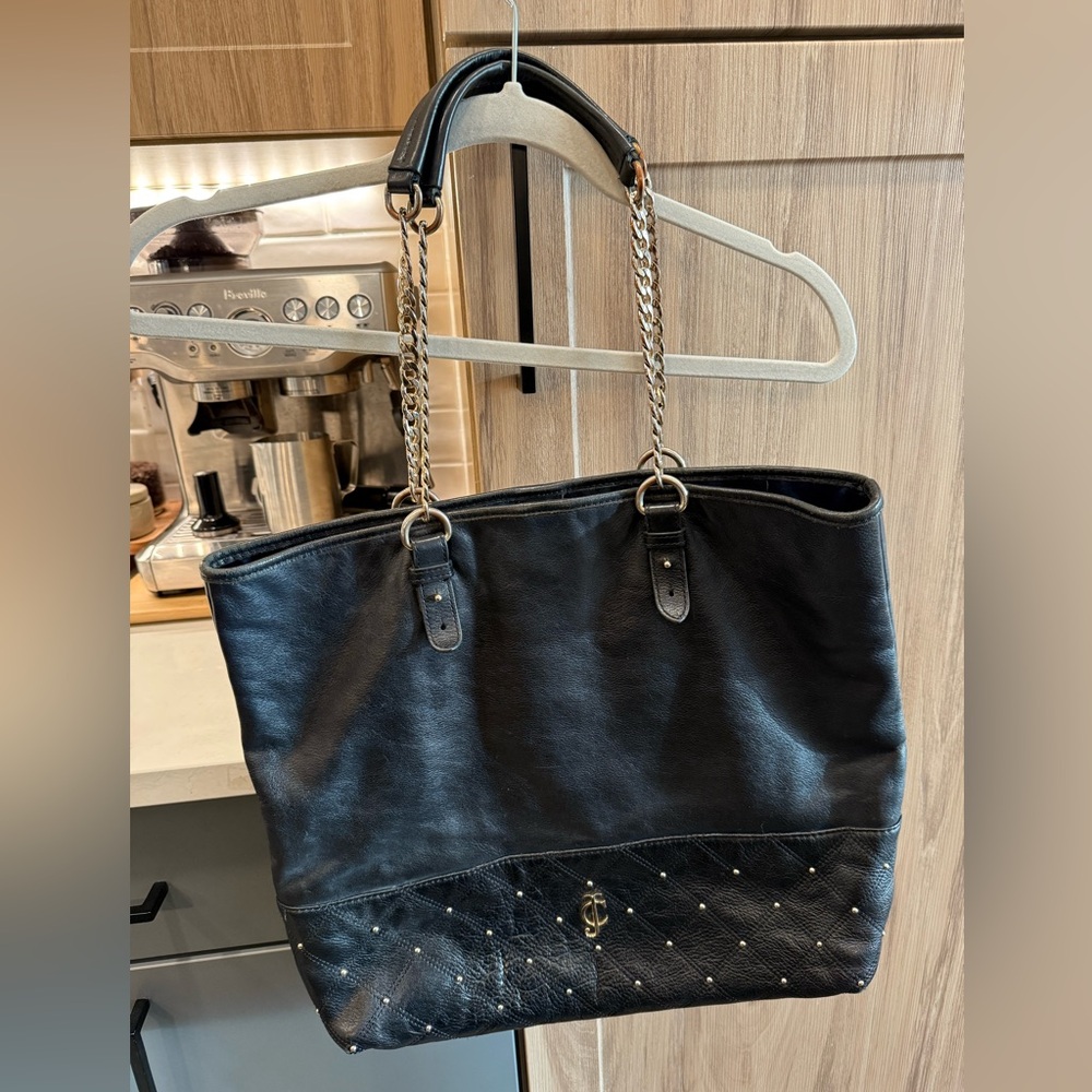 Vintage Juicy Couture Leather Tote Bag
